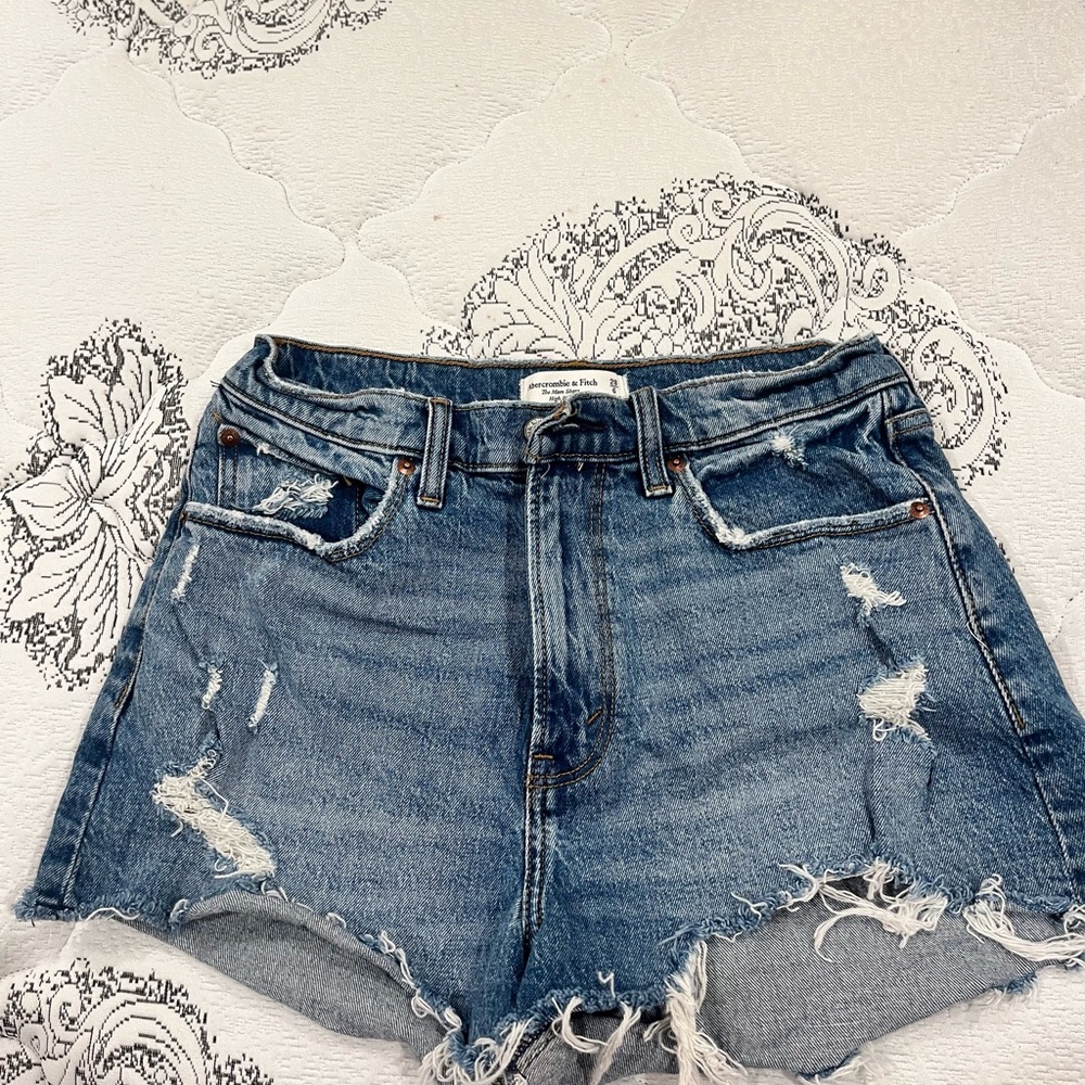 Abercrombie Women's Distressed Denim Shorts